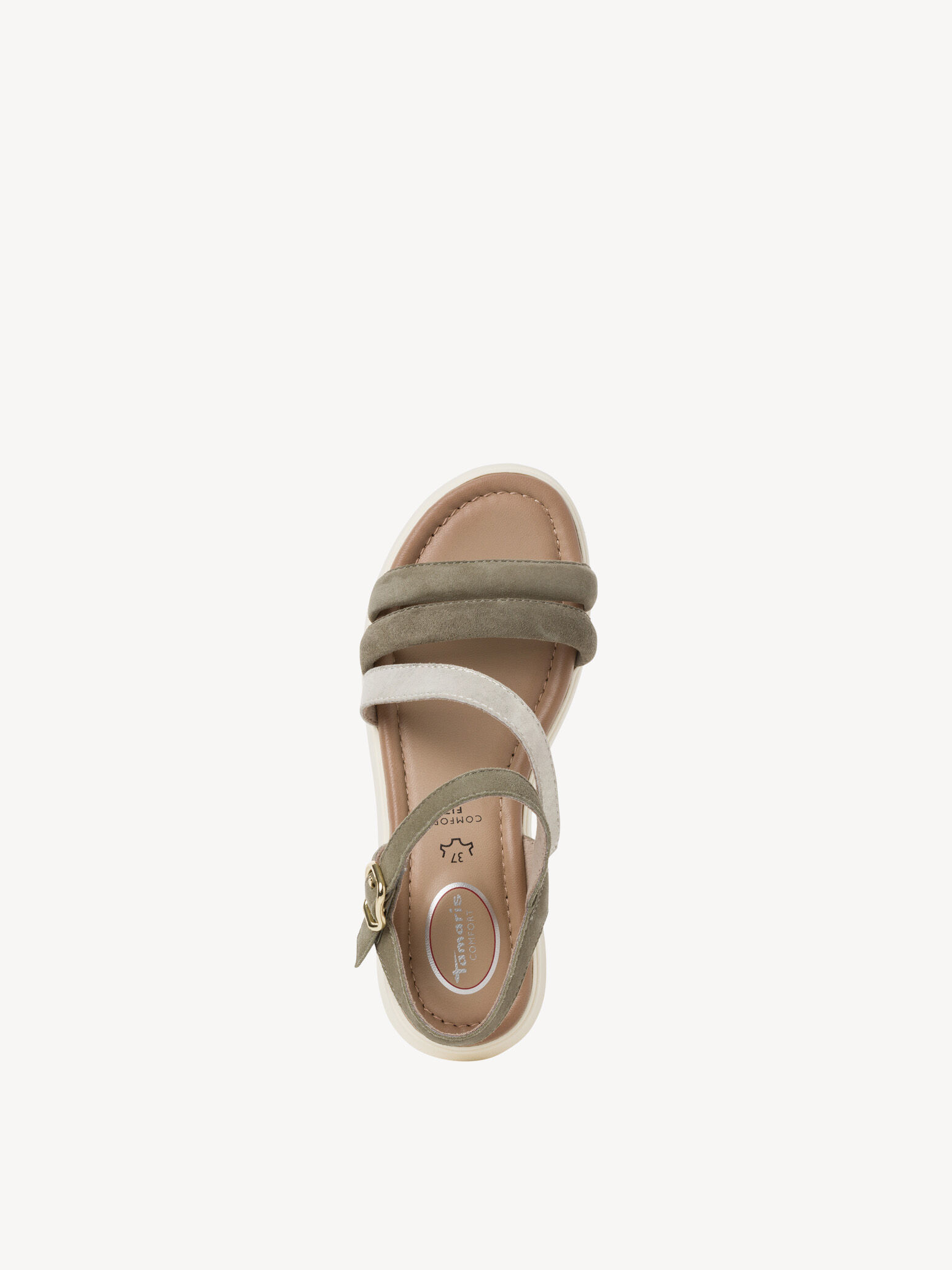 Sandale en cuir - vert