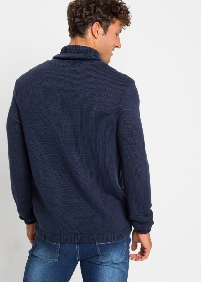 Pullover mit Schalkragen