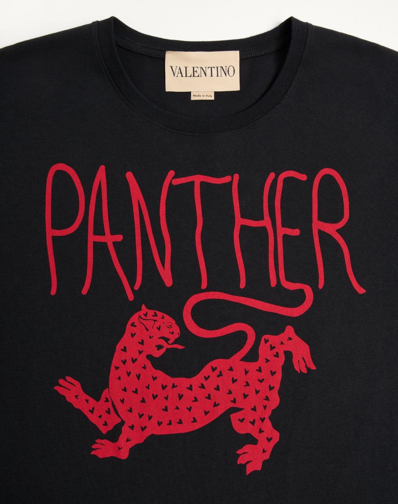 Camiseta de algodão estampada