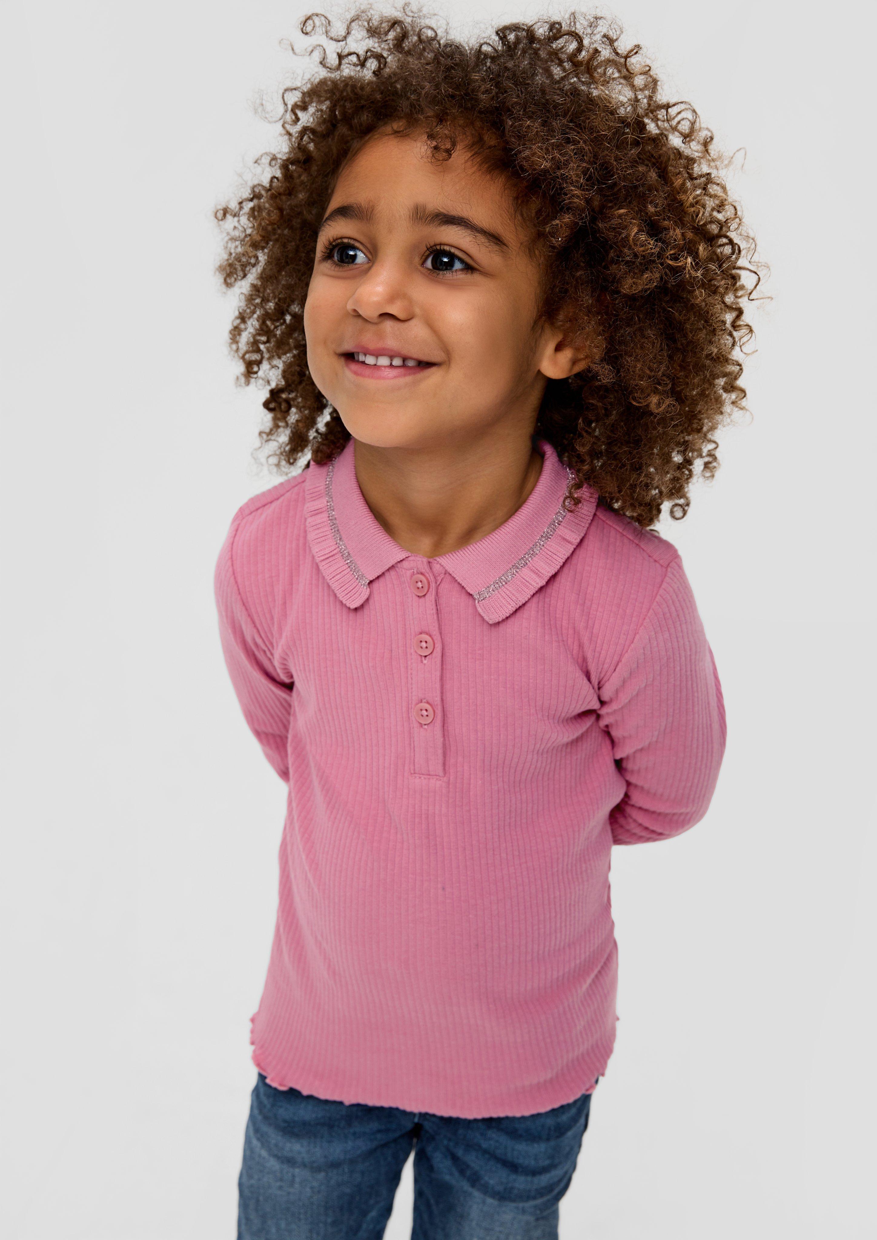 Longsleeve mit Polokragen  2138168-4350