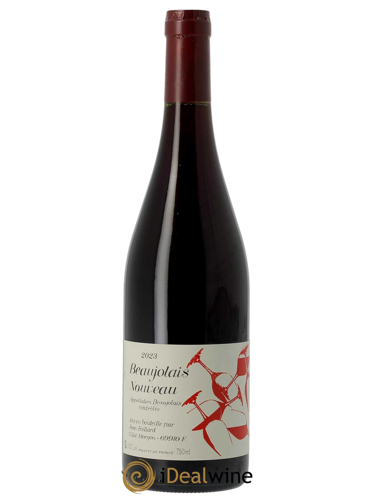 Beaujolais Nouveau Jean Foillard  2023 - Lot de 1 Bouteille