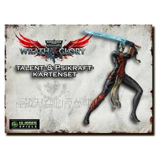WH40K Wrath & Glory - Talente und Psikräfte Kartenset (DE)