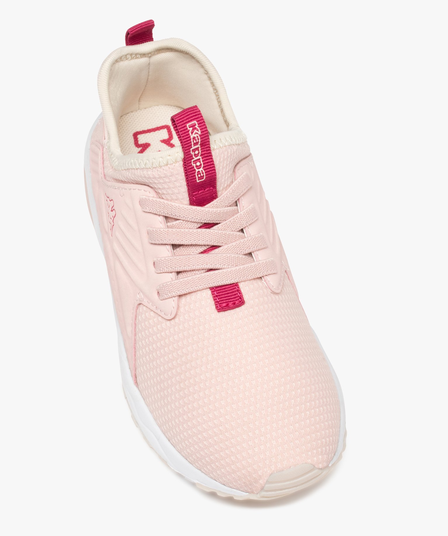 Baskets fille running à lacets élastiques – Kappa San Pu... rose | GEMO