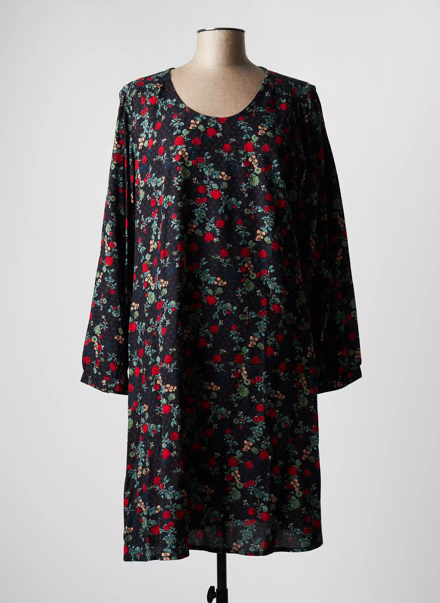 Agathe   Louise Robes Mi Longues Femme couleur noir