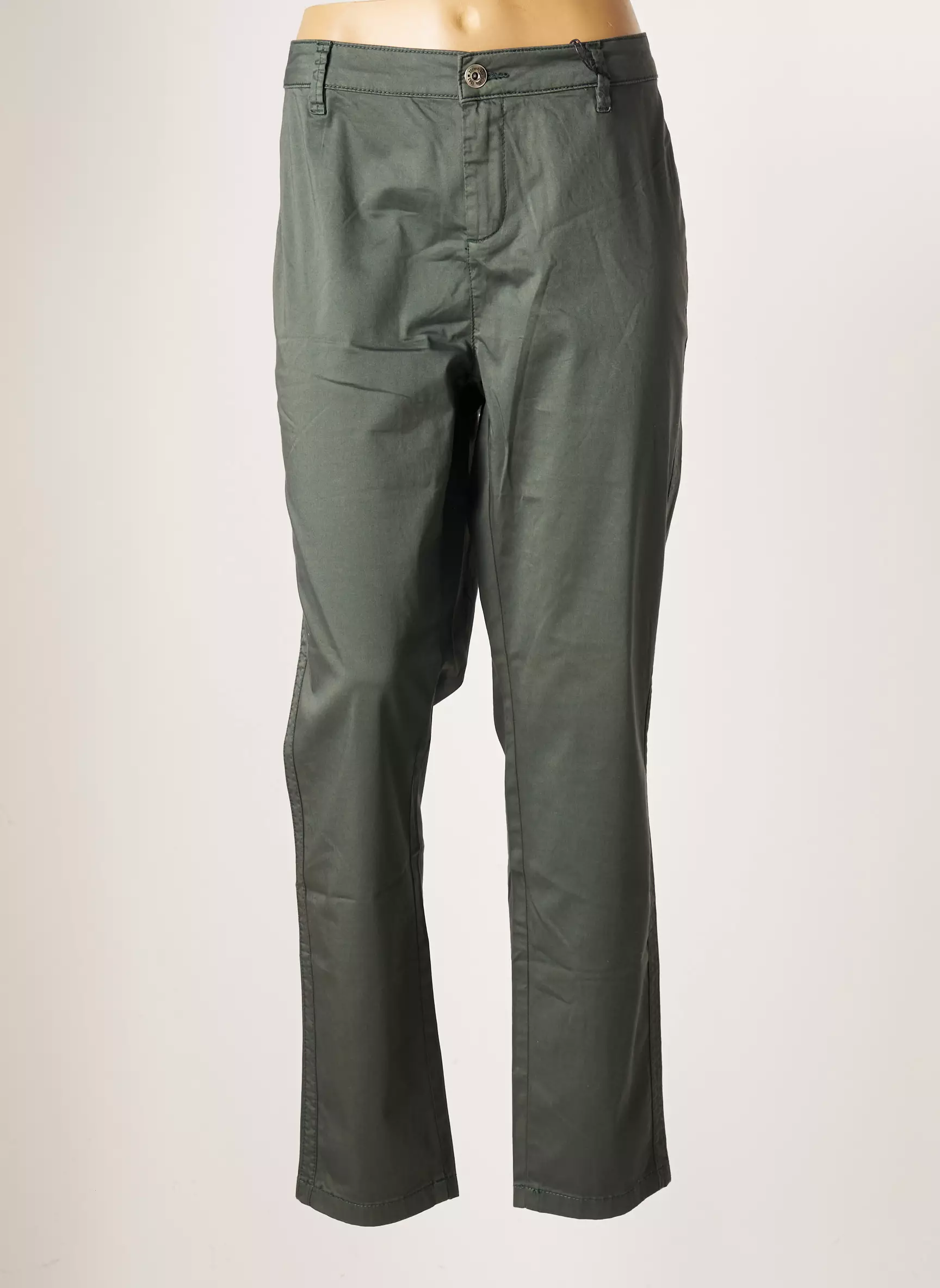 Street One Pantalons Chino Femme couleur vert