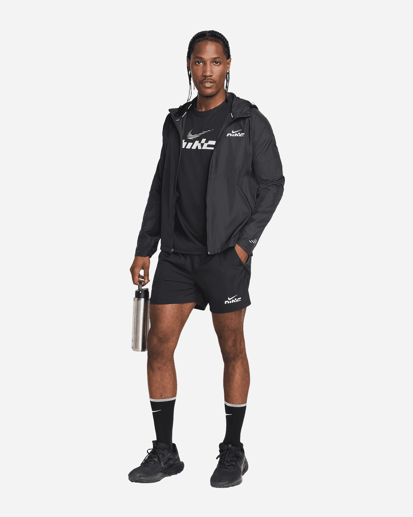 Krótkie buty do biegania Nike Dri Fit Challenger M IB4129-010