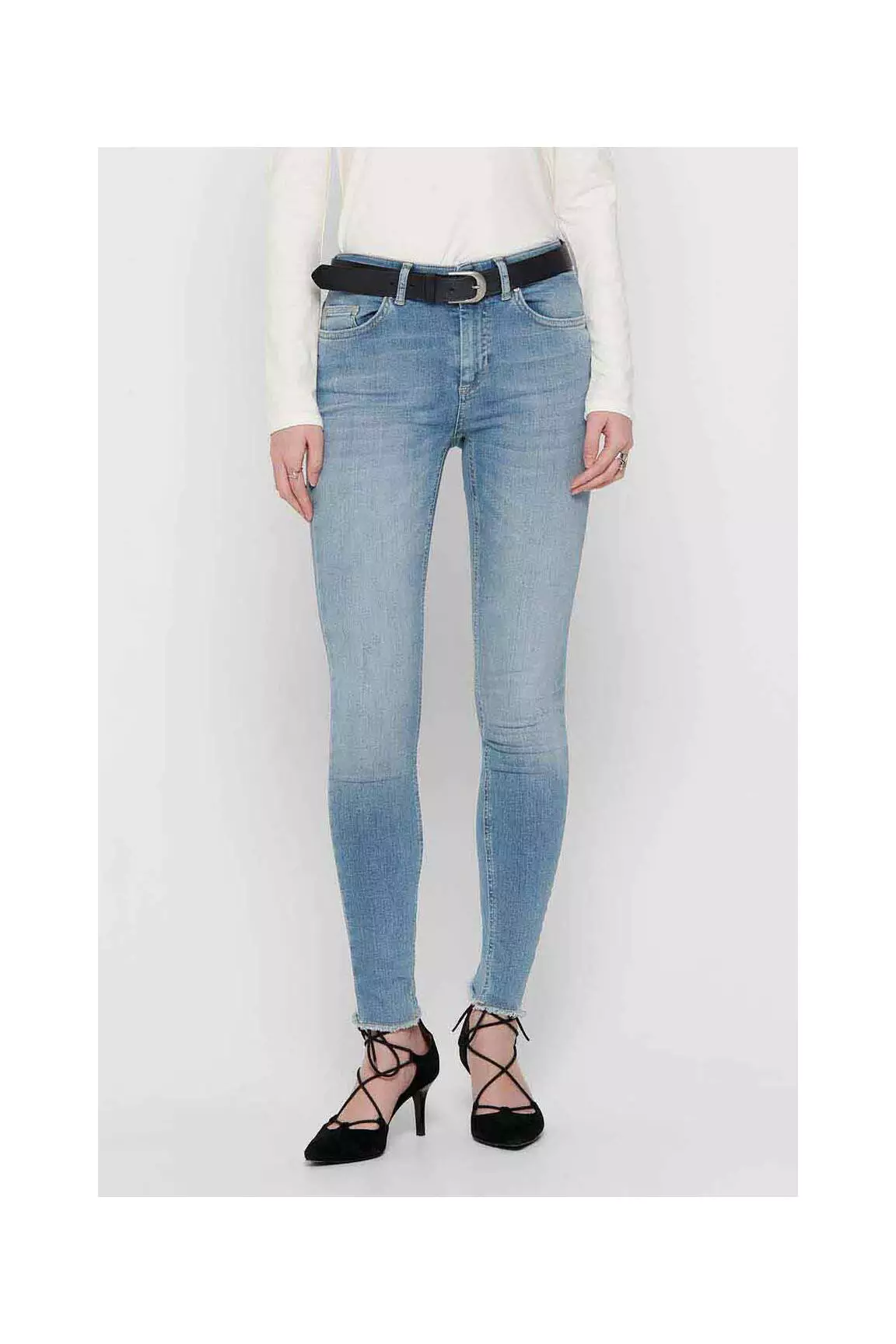 Only Jeans Skinny Femme couleur bleu