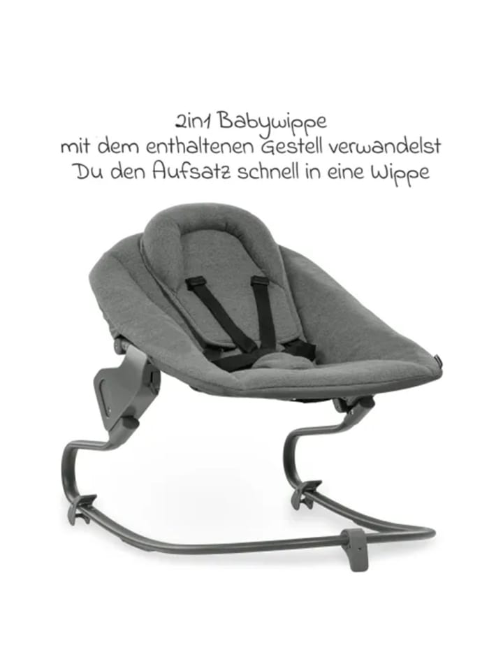 Hauck Alpha Move Natur 5-tlg. Newborn Set - Hochstuhl   2in1 in beige,grau günstig kaufen onesize