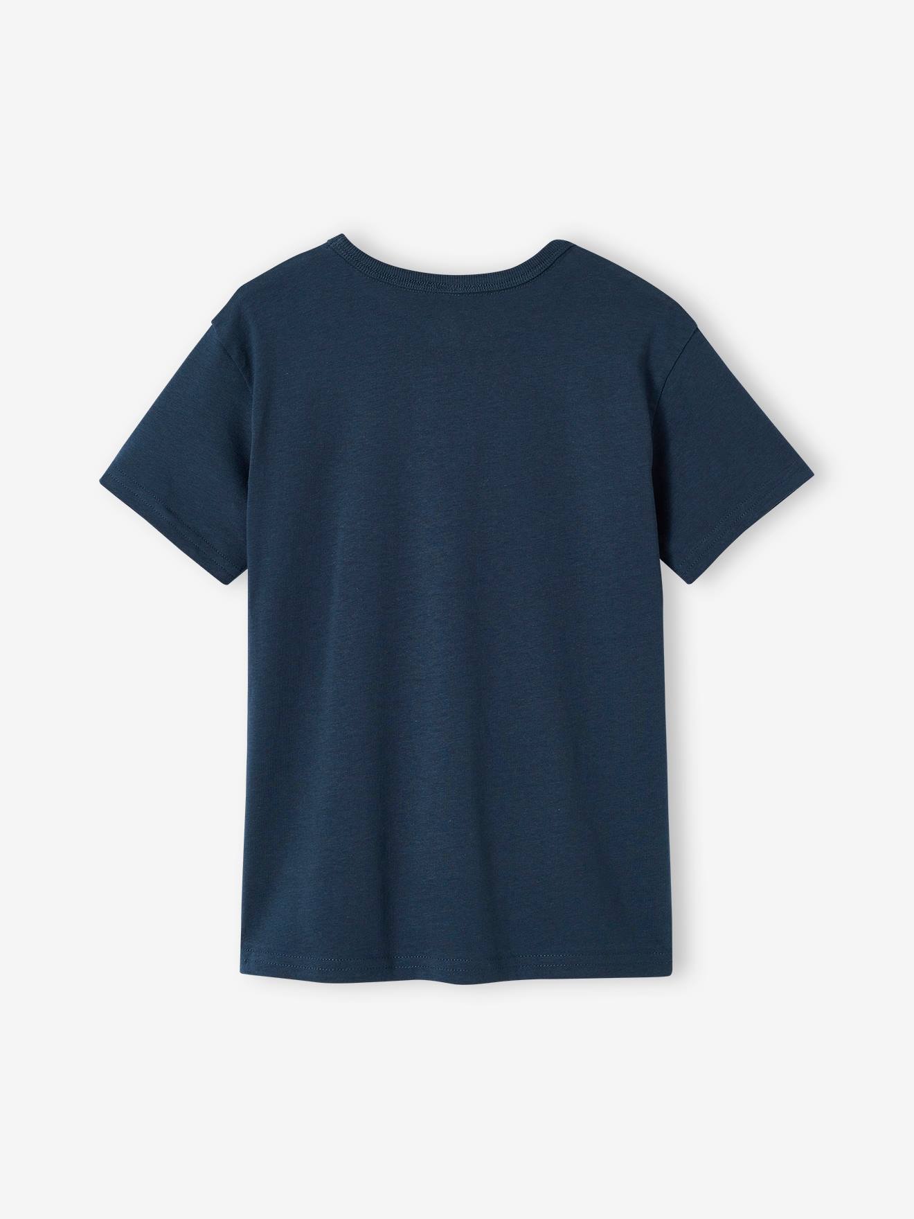 Vertbaudet Jungen T-Shirt, grafischer Print Oeko-Tex - rosenholz