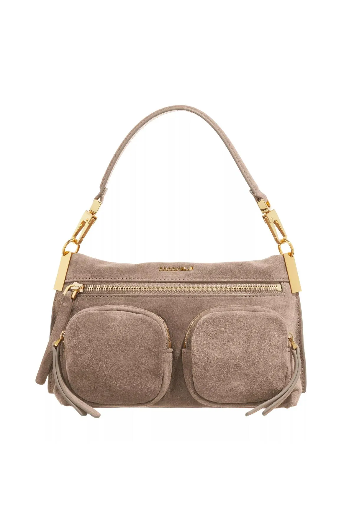 Coccinelle  Hyle Wildleder Warm Taupe