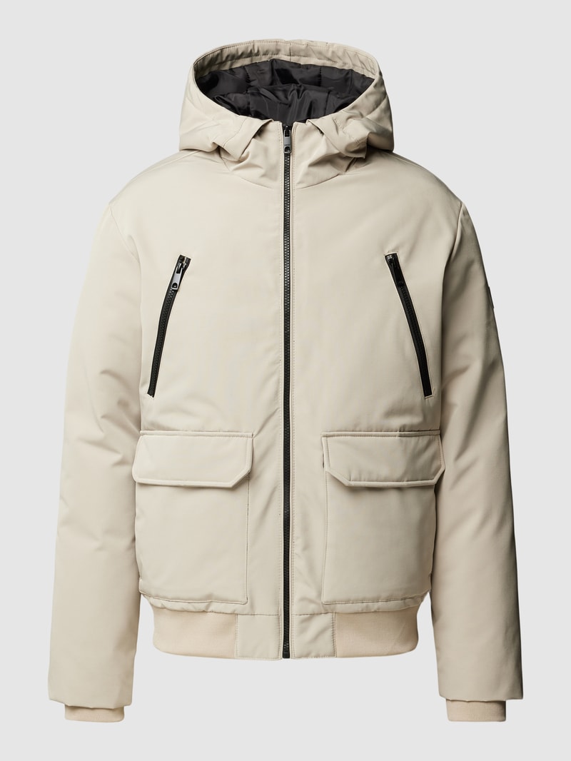 Parka mit Pattentaschen in kitt