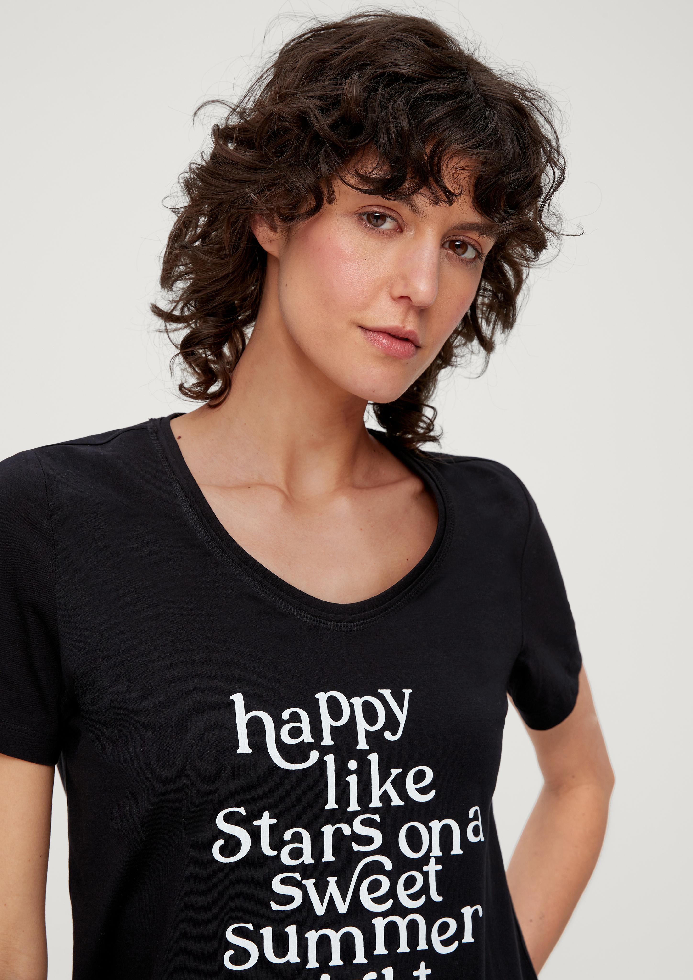 T-Shirt mit Statement-Print  2132800-99D2