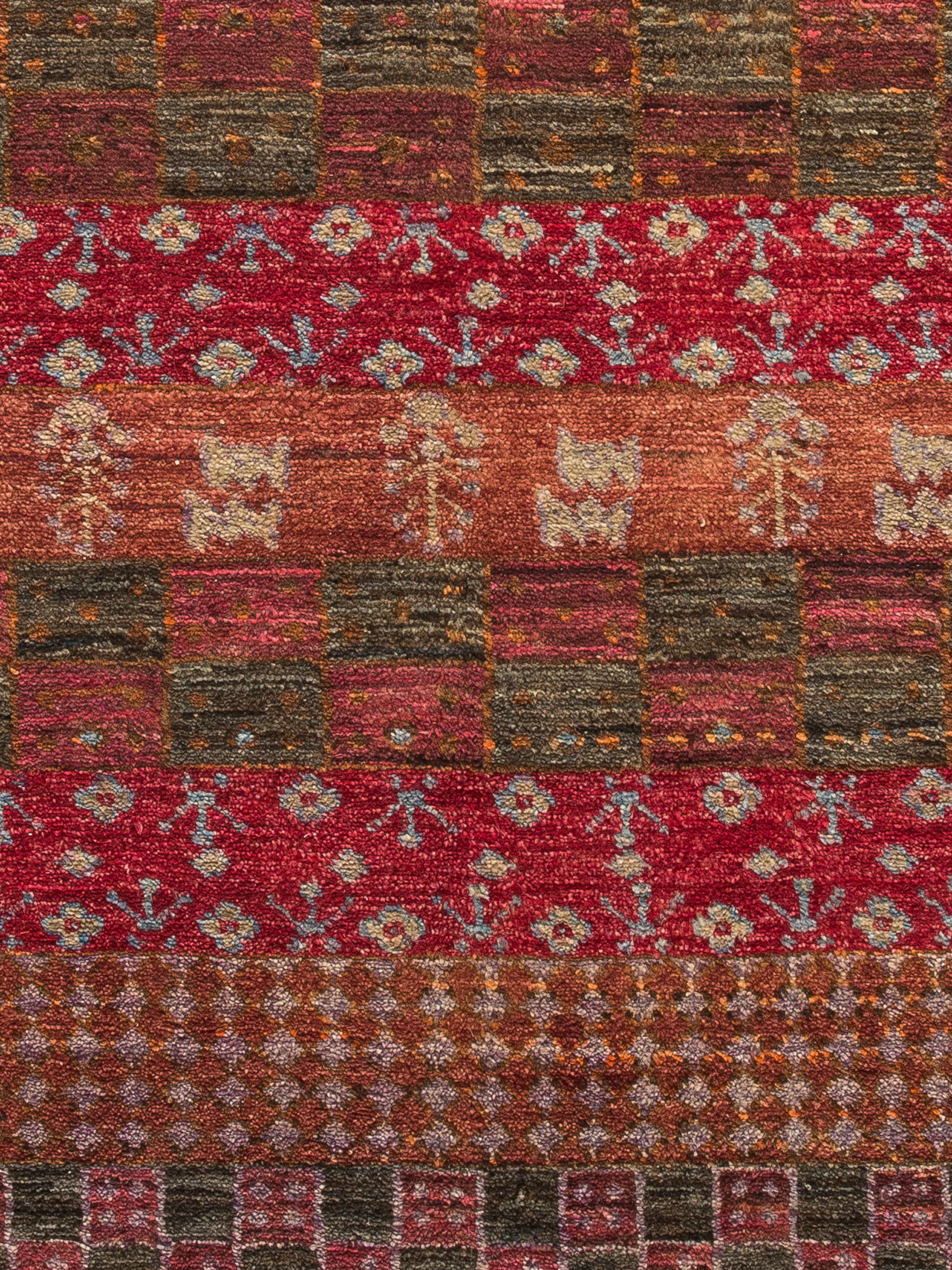 Contemporary Gabbeh ca. 201 x 252 cm, Unikat / Einzelstück