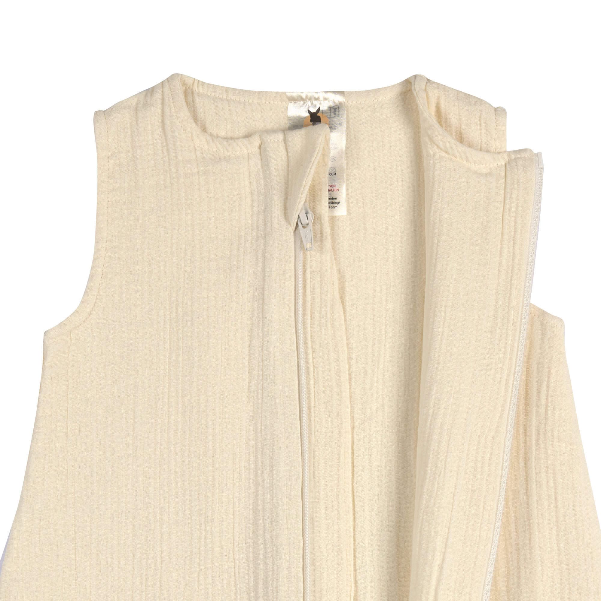 Musselin Schlafsack (Sommer, Tog 1) - Bio Baumwolle, Hellgelb