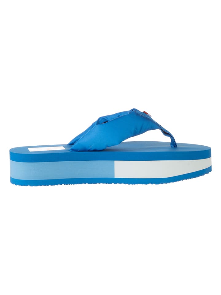 Tommy Hilfiger Shoes Zehentrenner in Blau günstig kaufen