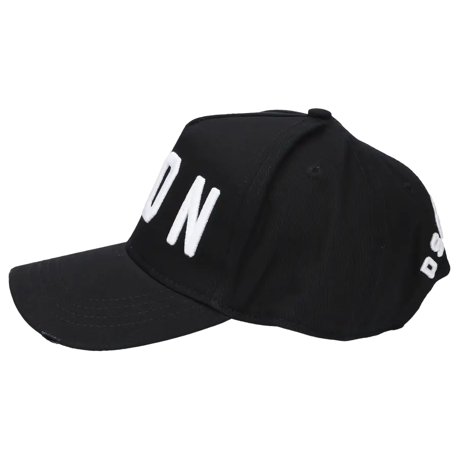 Dsquared2 - Snapback Cap BE ICON Baumwolle - schwarz
