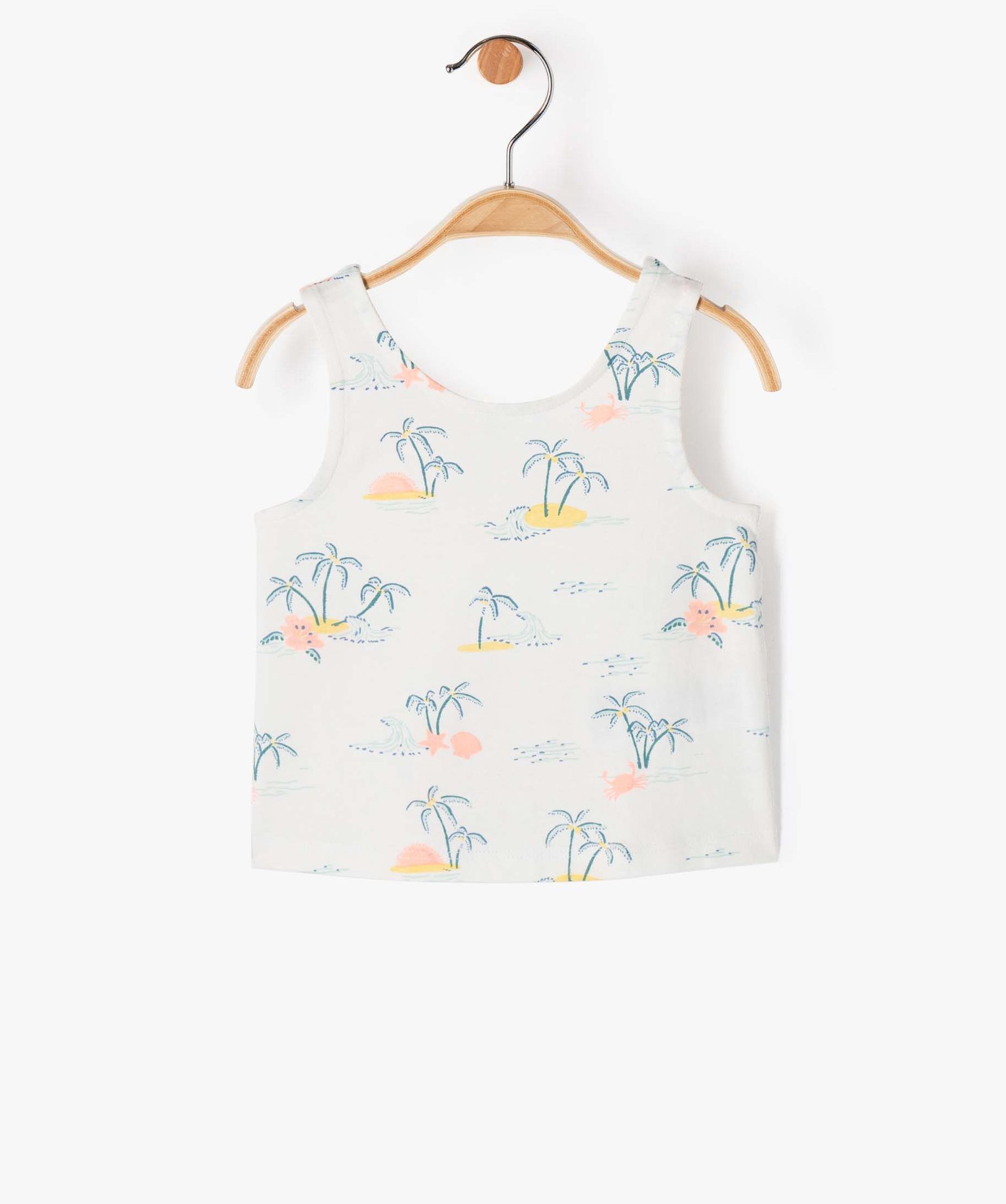 Débardeur bébé fille avec motifs estivaux multicolore | GEMO