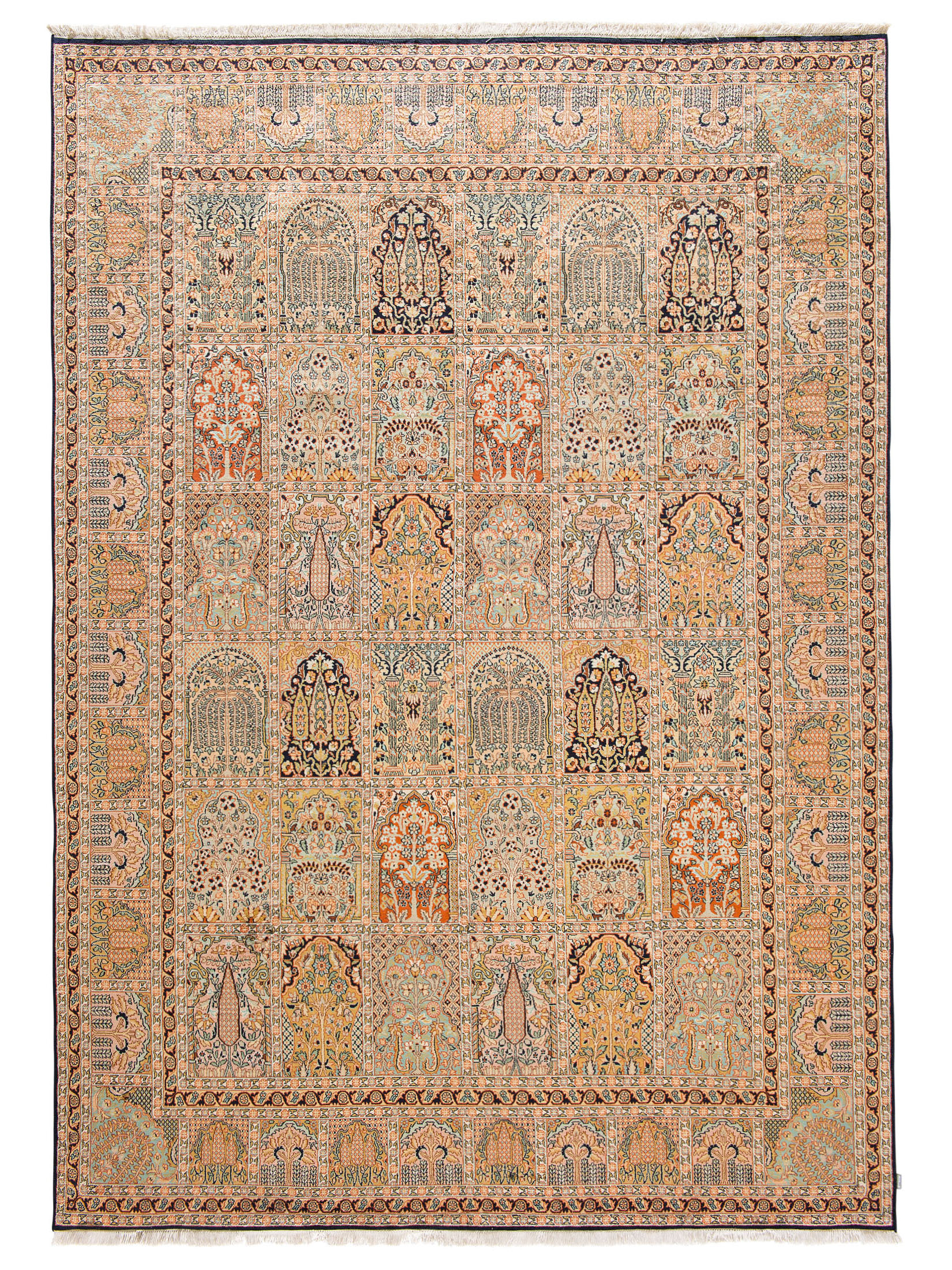 Kaschmir Seide 16/16 ca. 218 x 306 cm, Unikat / Einzelstück