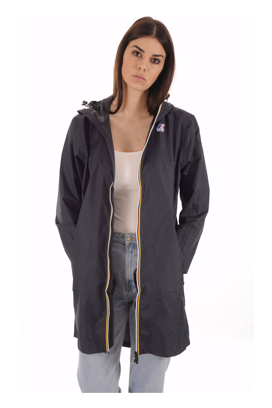 K Way Impermeables Trenchs Unisexe couleur bleu