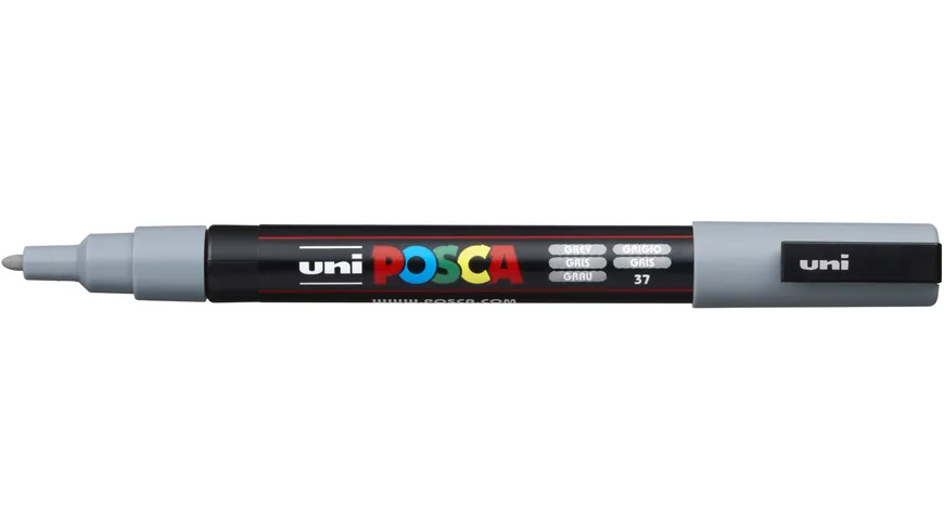FABER-CASTELL  Marker UNI POSCA PC-3M grau grau