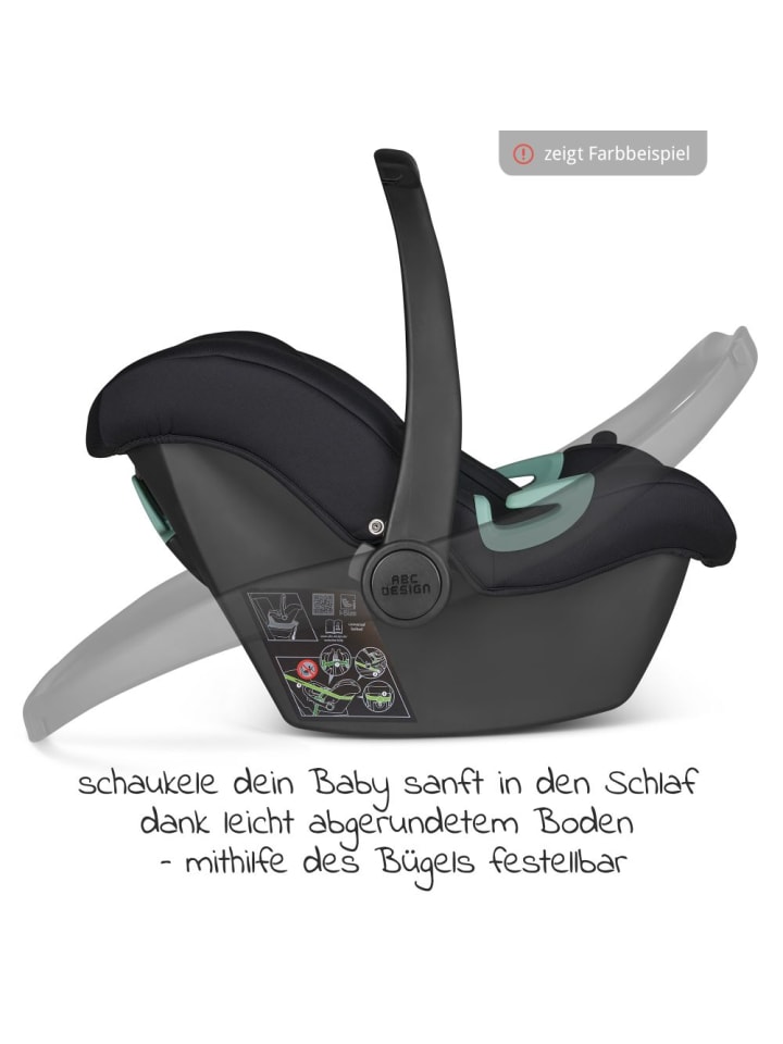 ABC-Design Babyschale Tulip (Autositz Gruppe 0  / i-Size) - Graphite in grau,schwarz günstig kaufen onesize