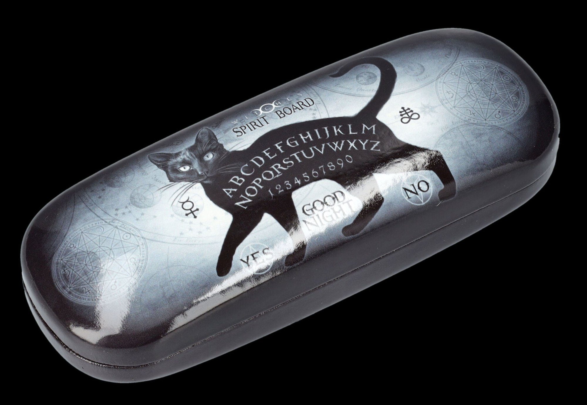 Figuren Shop GmbH Brillenetui Brillenetui - Schwarze Katze Ouija - Alchemy England - Hardcase