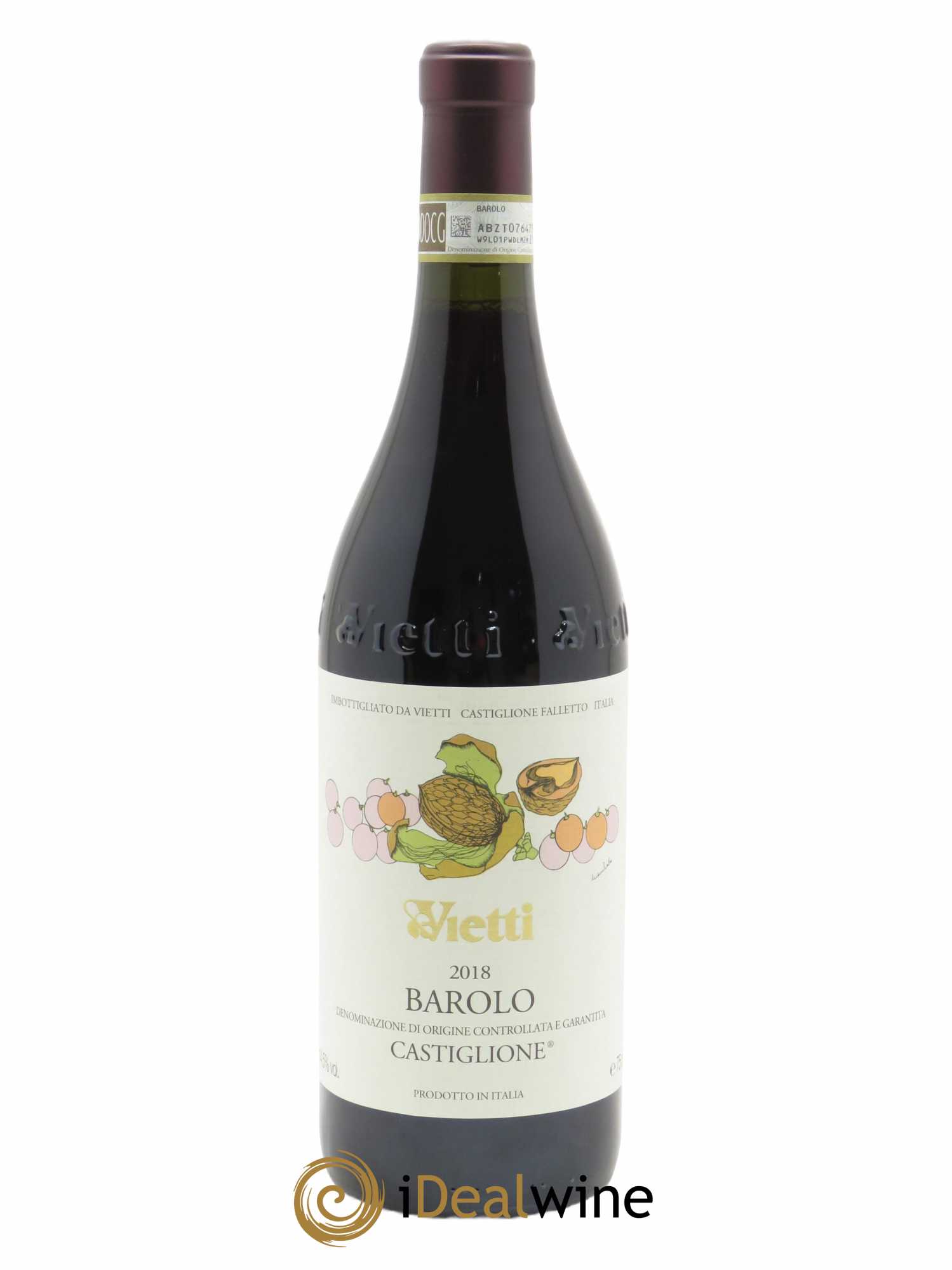 Barolo DOCG Castiglione Vietti  2018 - Lot de 1 Bouteille