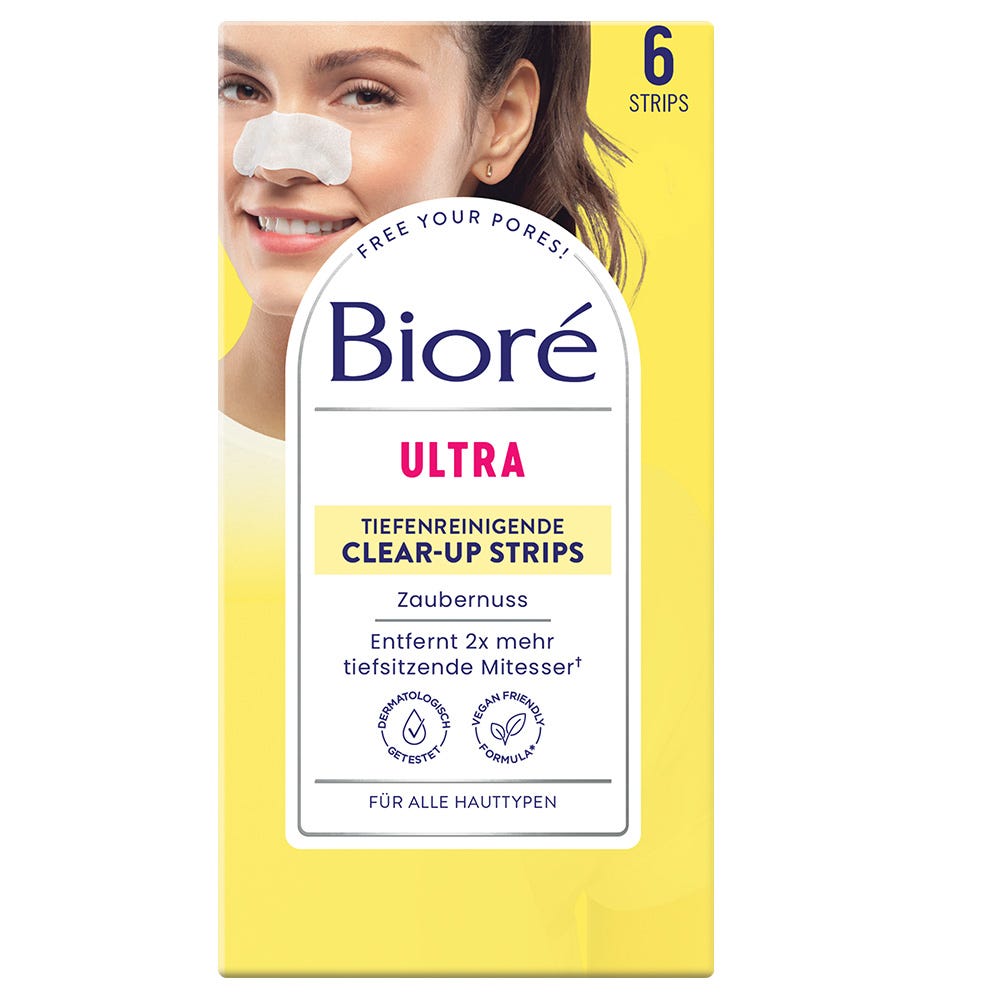 BIORÉ Ultra-tiefenreinigende Clear-Up Strips mit Zaubernuss