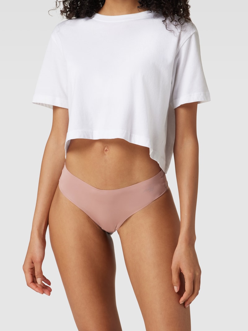 Slip im unifarbenen Design Modell 'ZERO MICROFIBRE 2.0' in hellbraun