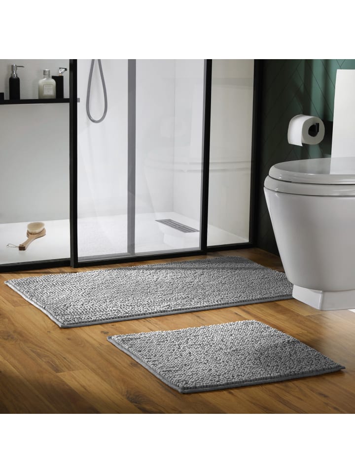 REDBEST Badematte Monrovia in hellgrau günstig kaufen