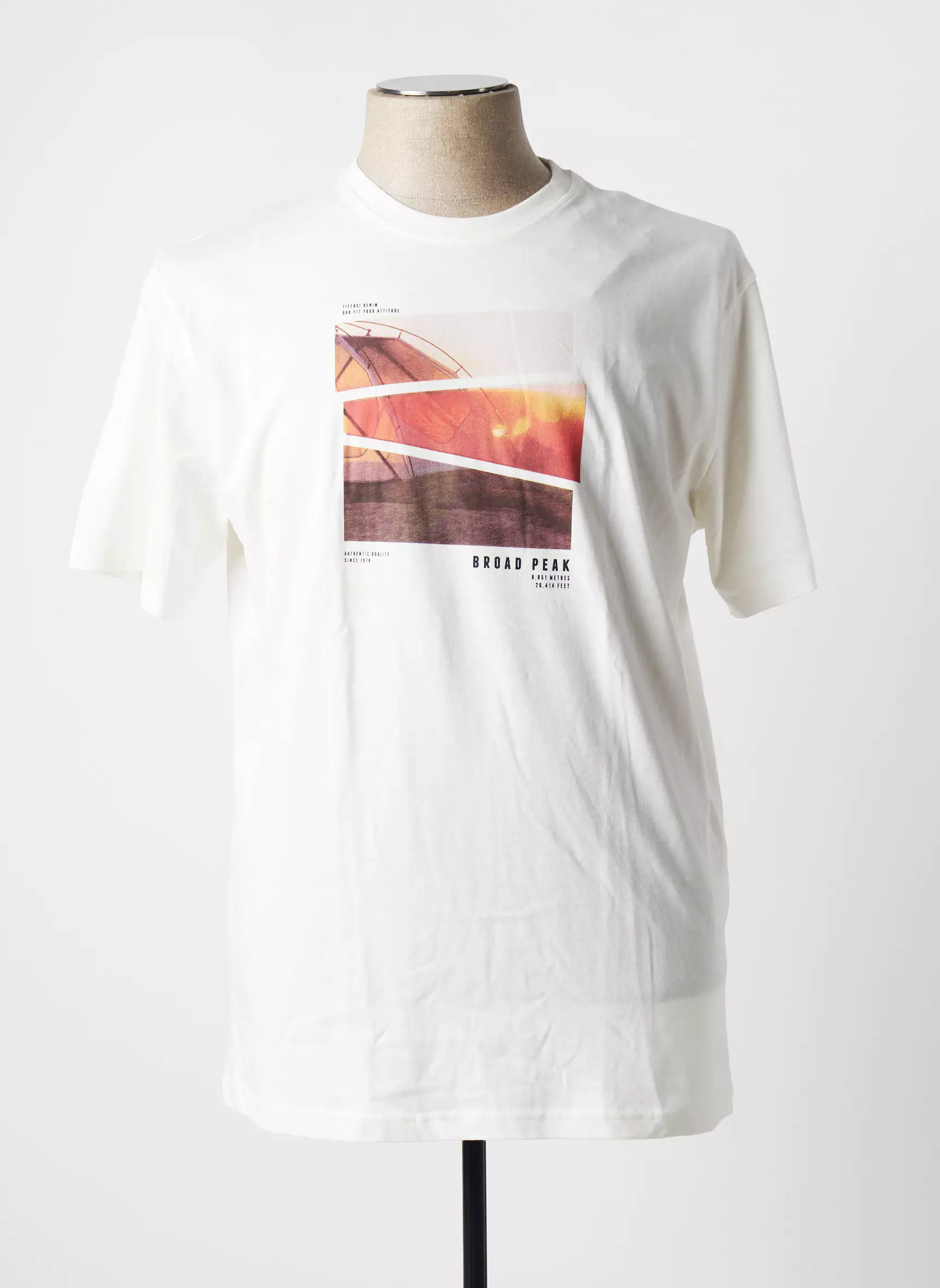 Tiffosi Tshirts Homme couleur blanc