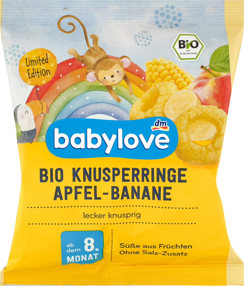 Knusperringe Apfel Banane, 30 g
