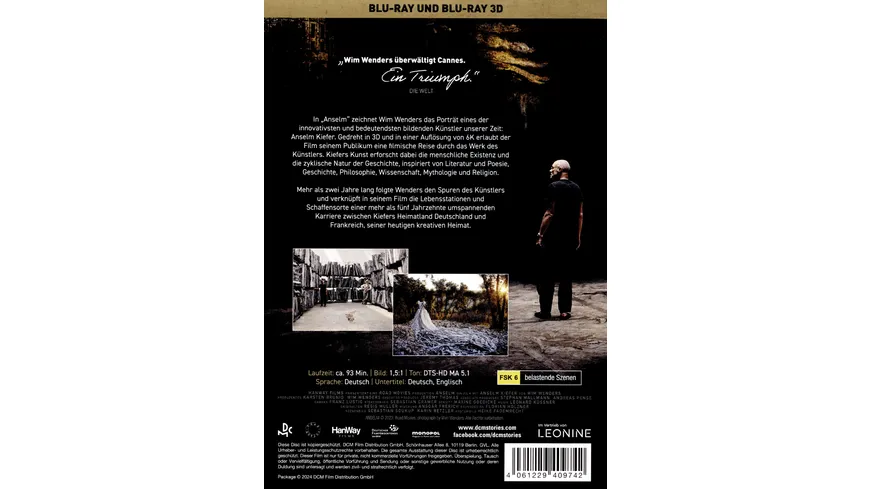 Anselm - Das Rauschen der Zeit  (+ Blu-ray 3D)
