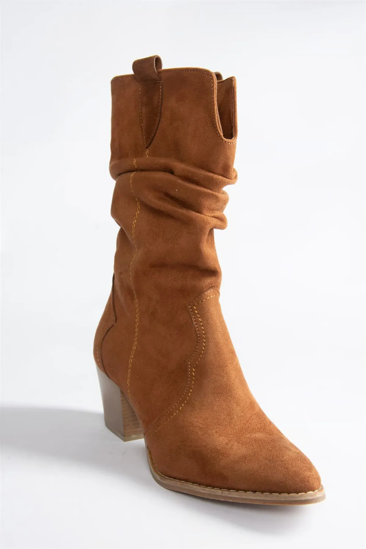 Fox Shoes  Damenstiefel aus hellbraunem Wildleder J404040002