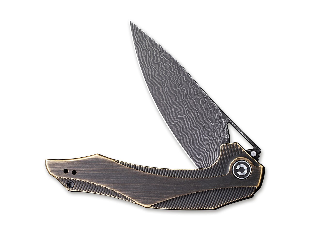 Plethiros Black Brass Damascus