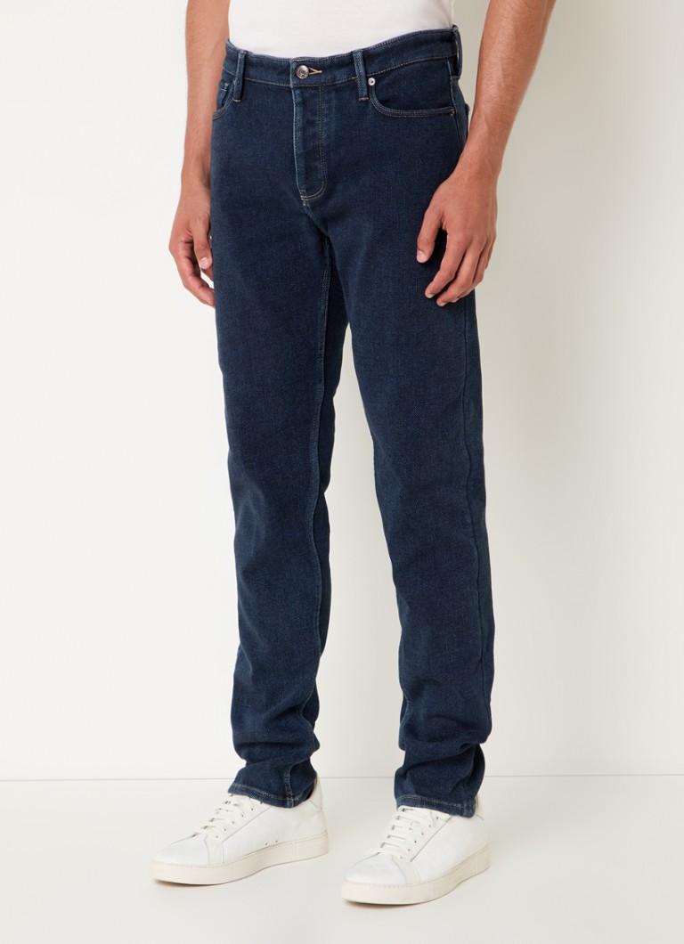 Emporio Armani slim fit farmer sötét mosással és oldalsó zsebekkel
