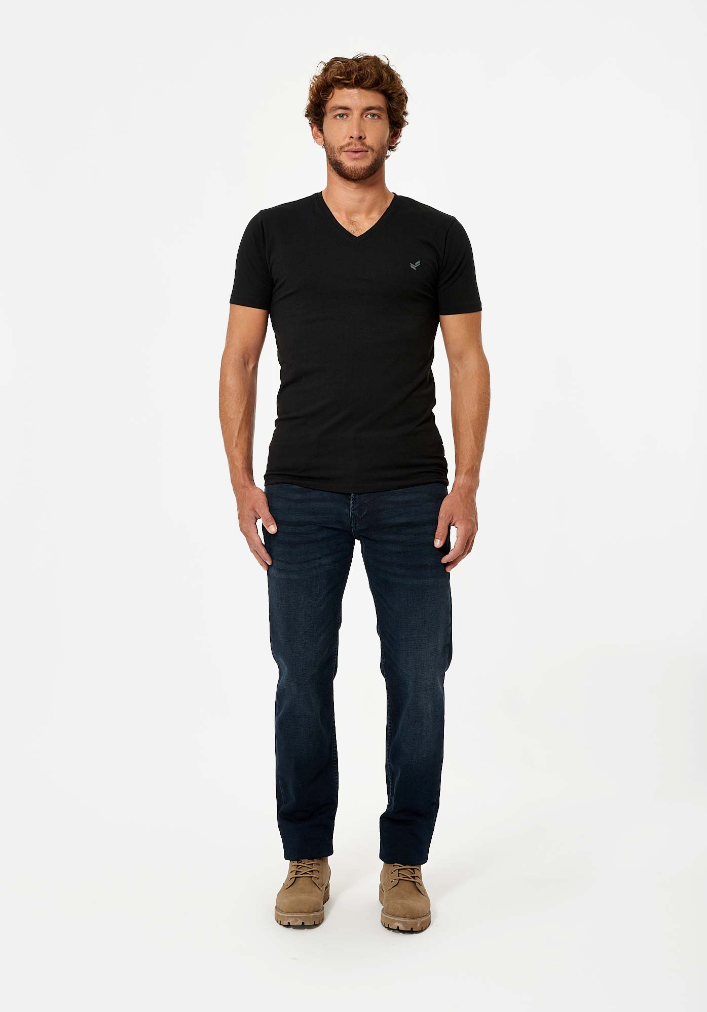 GIFT   Coffret de 2 t-shirts gris et noir homme
