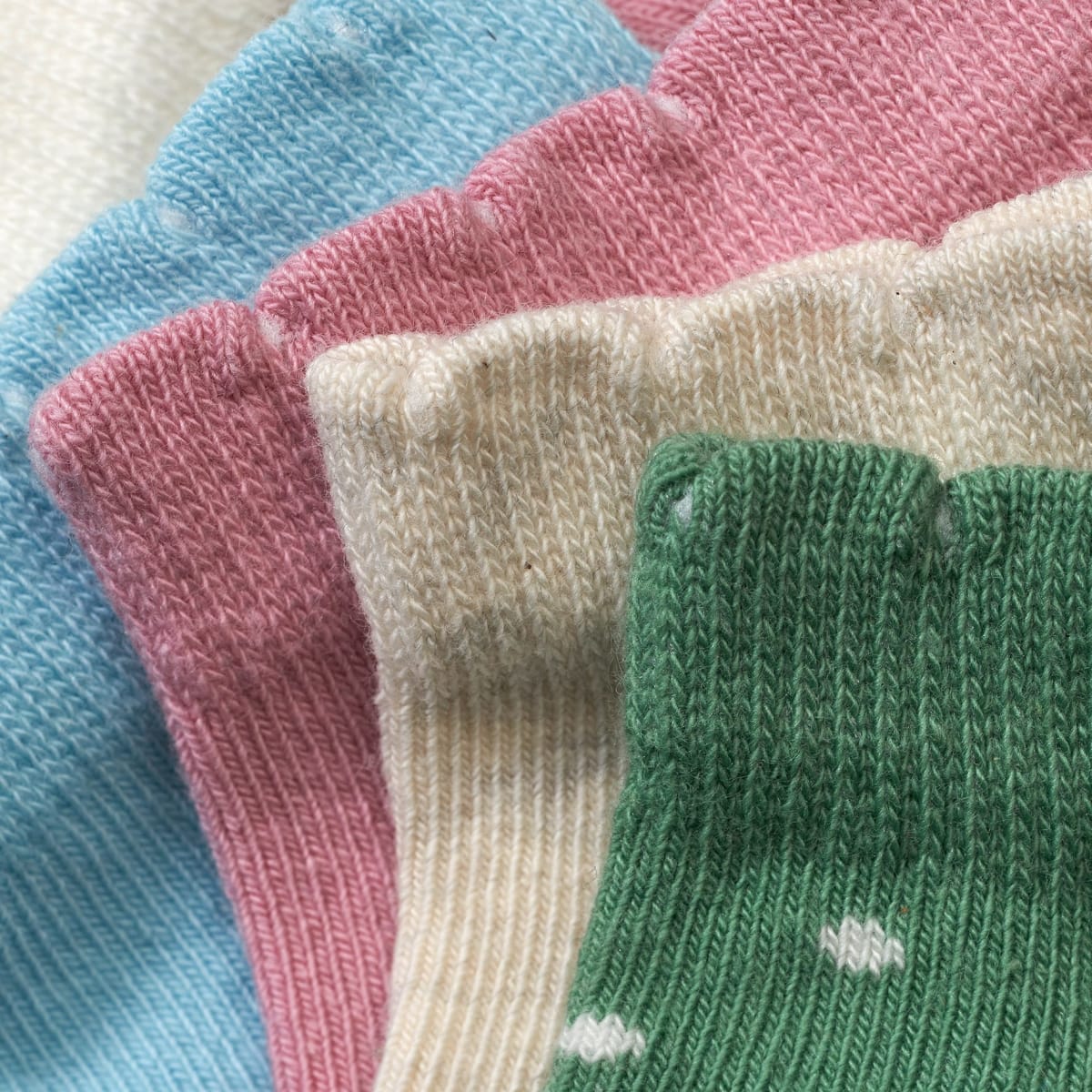 Sneaker Socken mit Wellen-Bund, rosa + blau, Gr. 27/29, 5 St