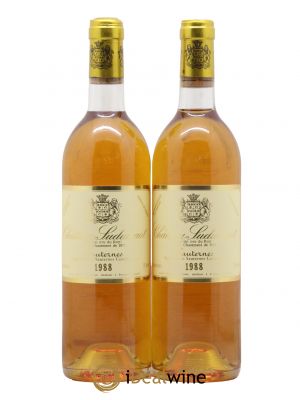 Château Suduiraut 1er Grand Cru Classé  1988 - Lot de 2 Bouteilles