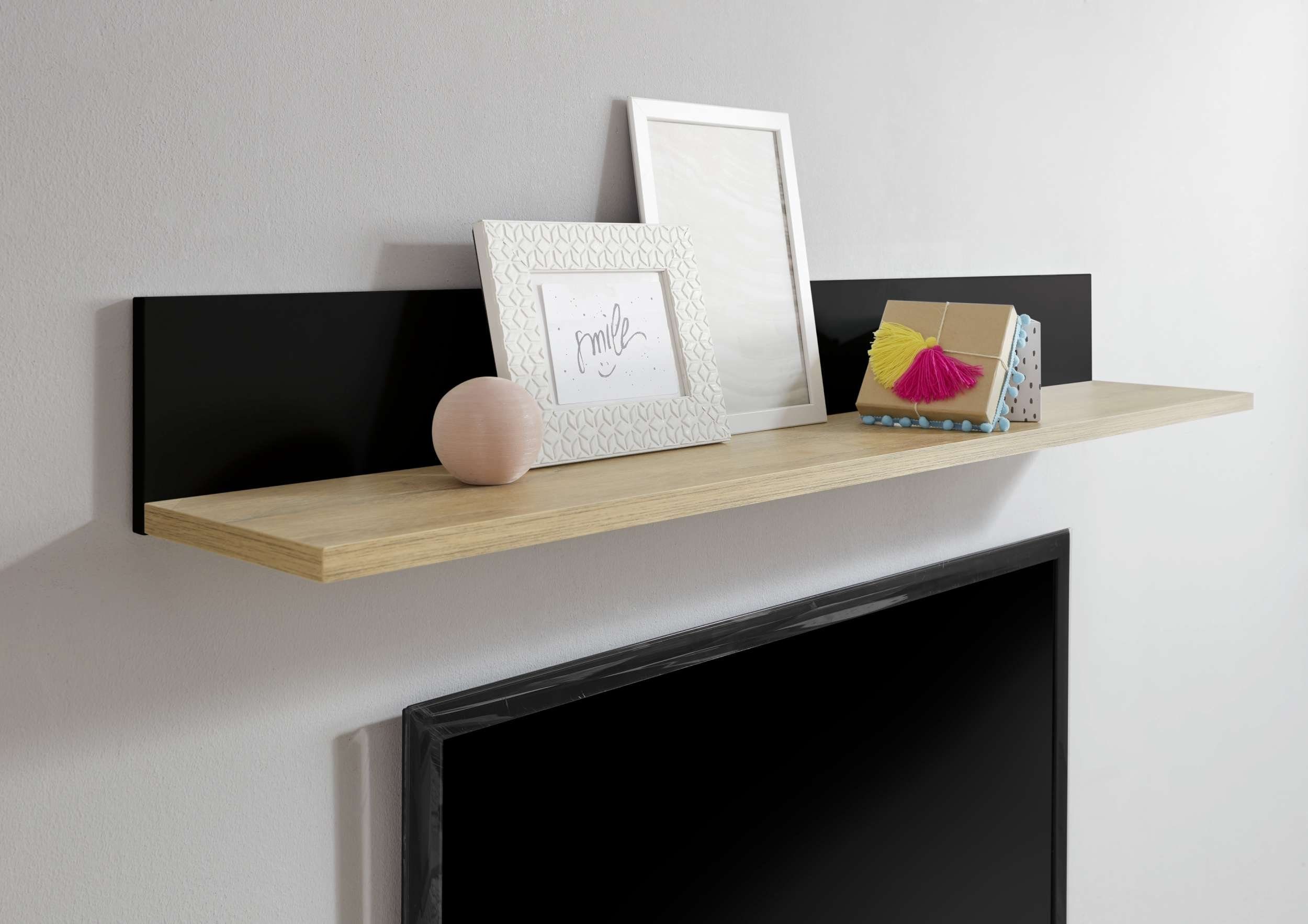Stylefy Wohnwand Keymen, (Set (6-St), Wohnzimmer-Set), 6-teilig, mit Push-to-Open, MDF, variabel hängbar, Modern Design