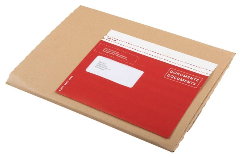 Elco Easy Open Dokumentenmappe Rot 22,9 cm (T) x 18,5 cm (H) 250 Stück