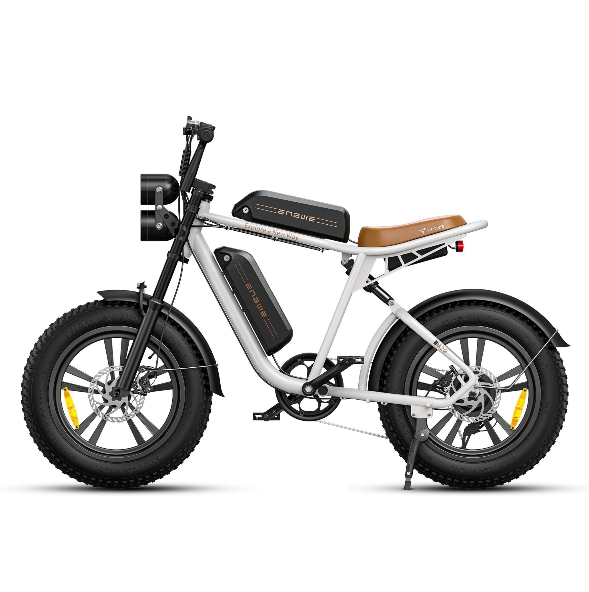 ENGWE E-Bike E-Bike M20 Doppelakku 48V 26Ah 25km/h 7 Gang Heckmotor Reichweite, 7 Gang, Hinterer Motor, bis zu 172km