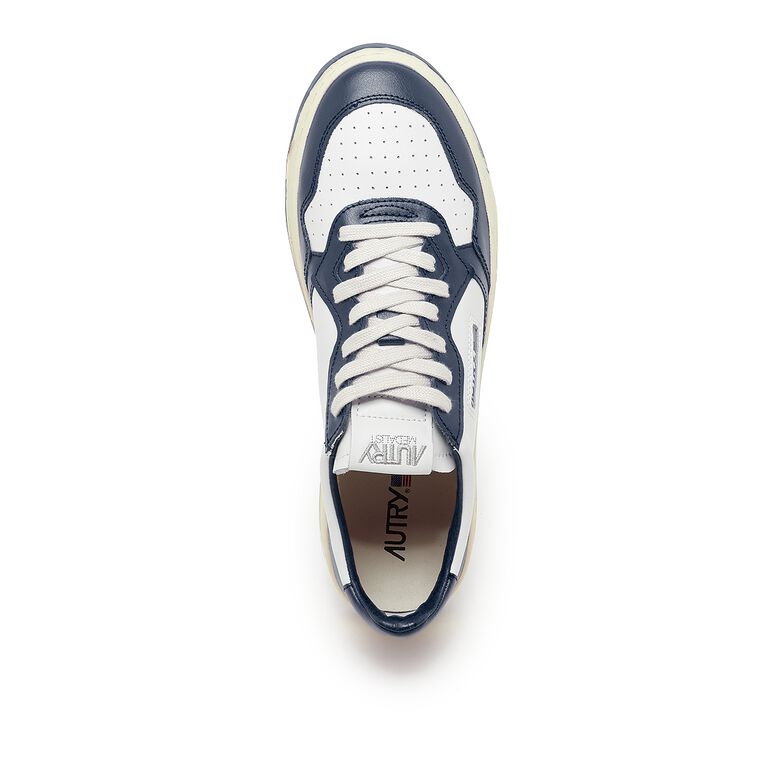 Autry 01 Low WB04 white/blue