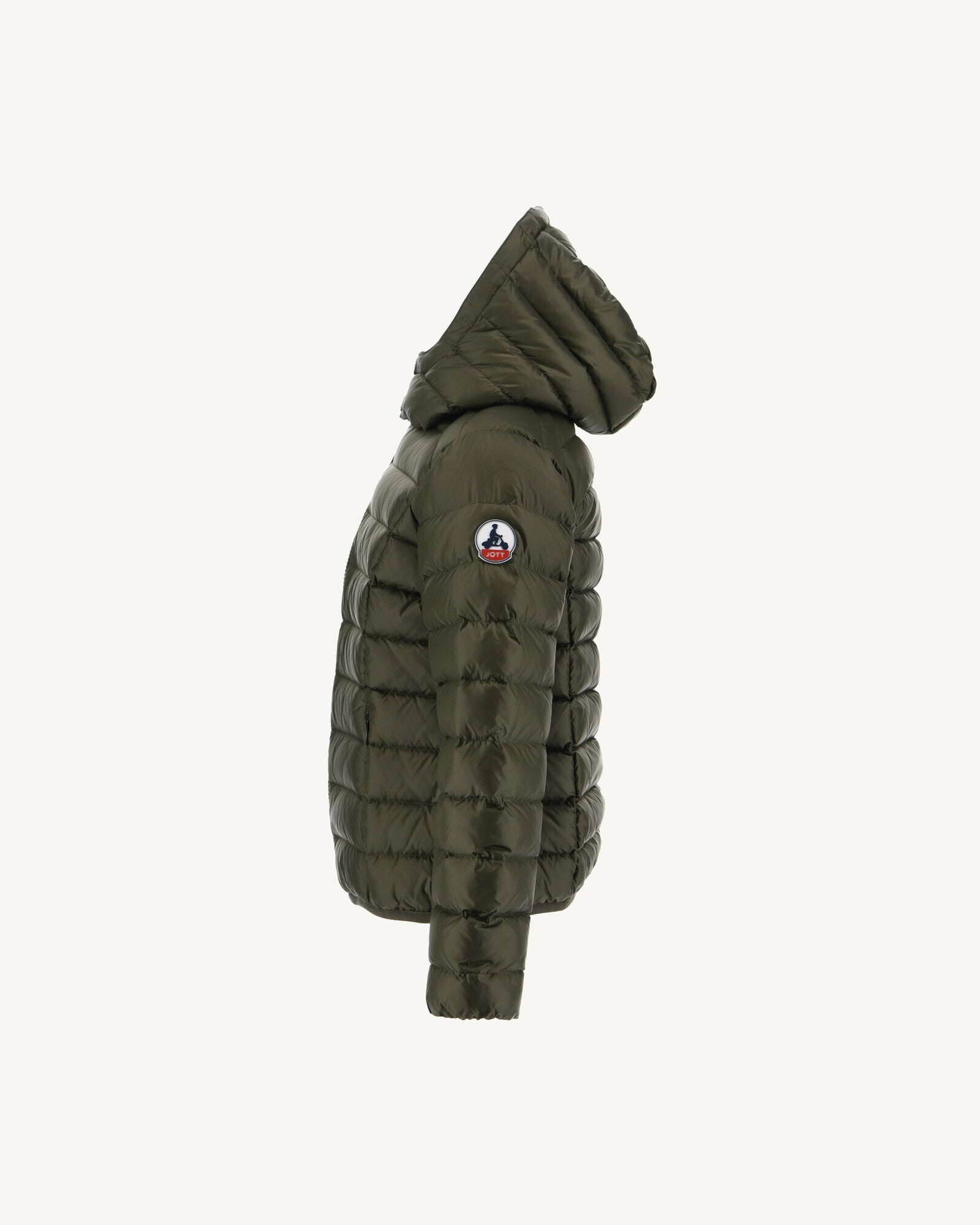 Doudoune à capuche enfant Grand Froid Army Gold