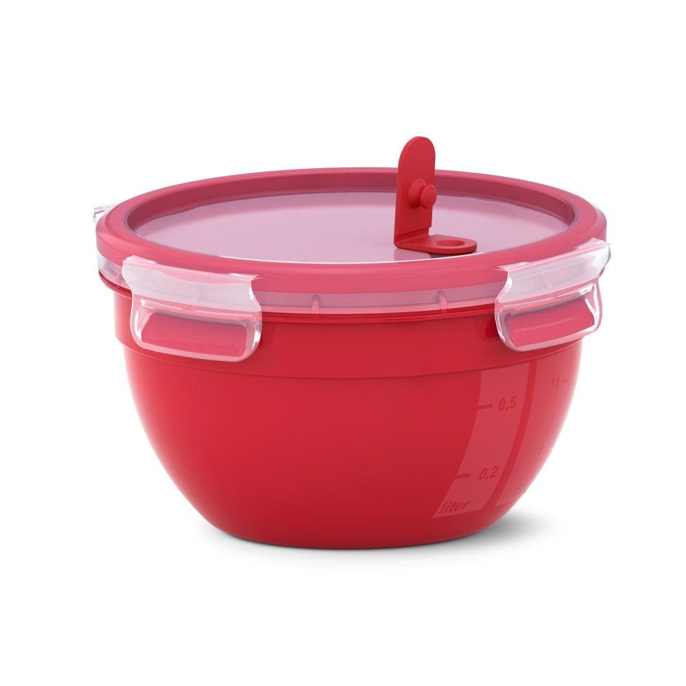Emsa Frischhaltedose Rund CLIP & MICRO 1.1 L, Kunststoff, (1-tlg)