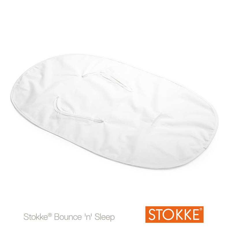Lot de 2 housses blanches pour transat Bounce n'Sleep
