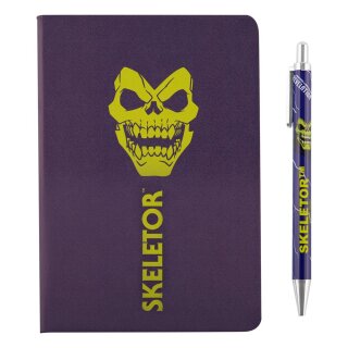 Masters of the Universe Notizbuch mit Kugelschreiber Skeletor