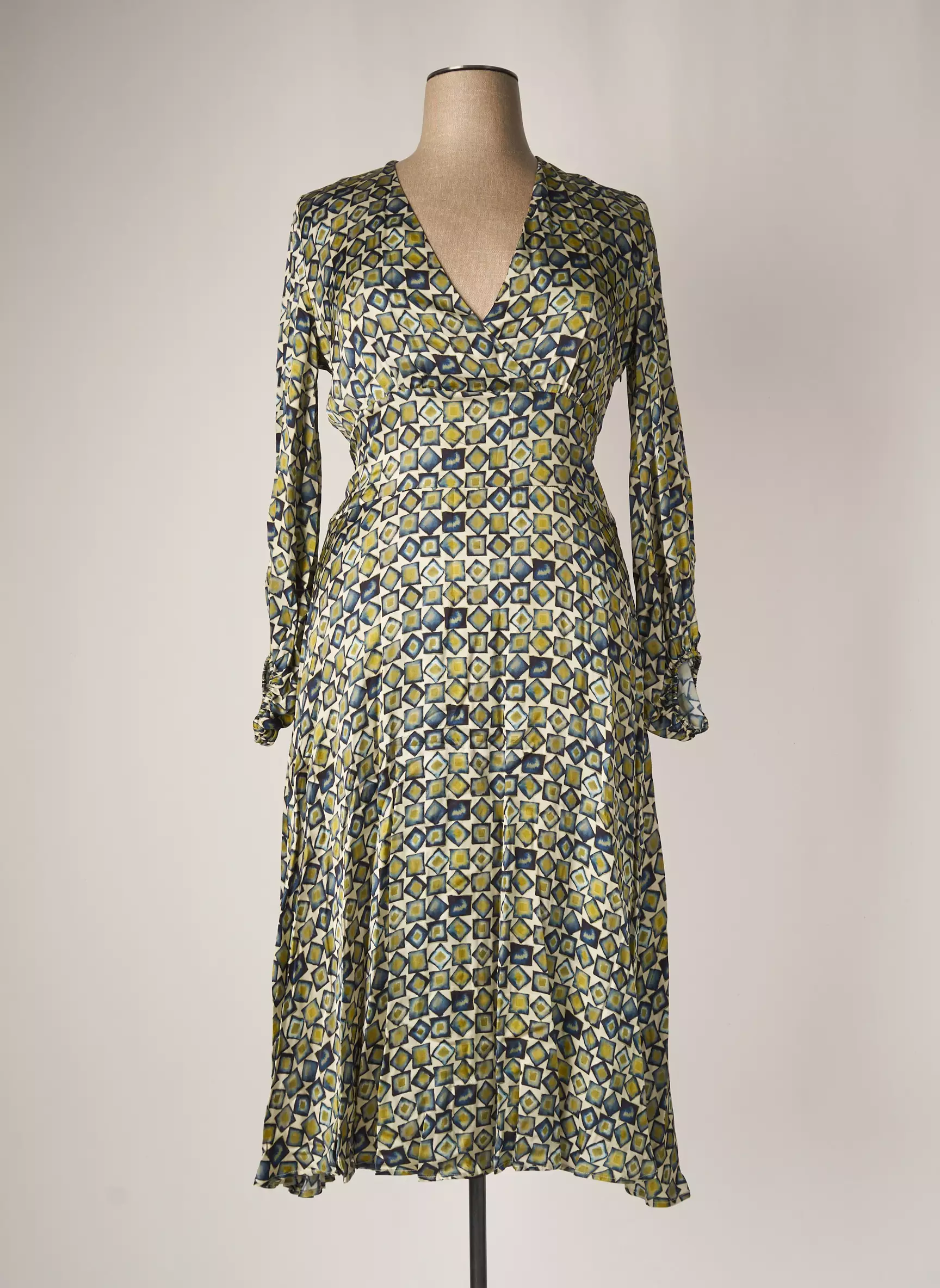 Carla Montanarini Robes Mi Longues Femme couleur vert