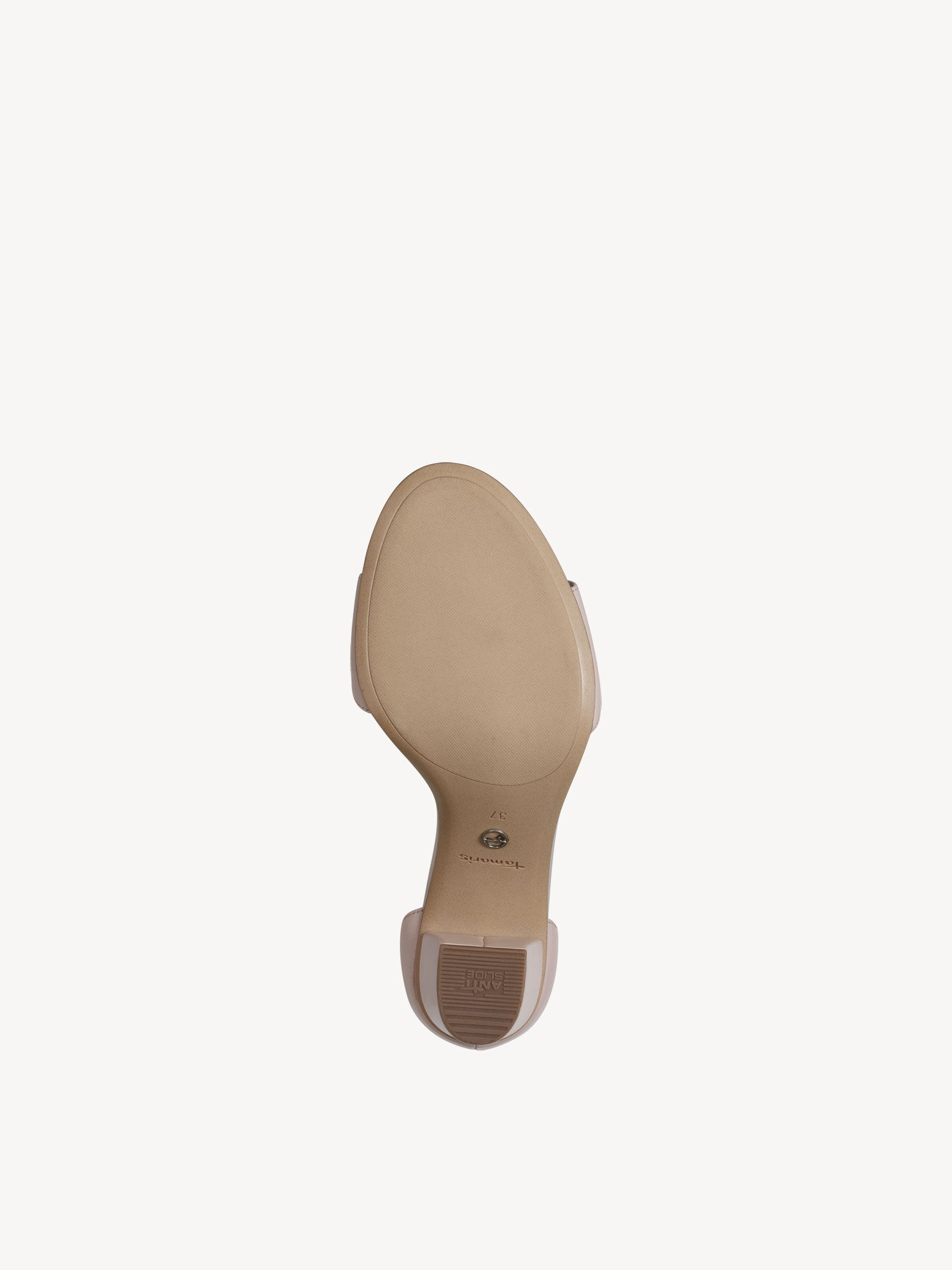 Sandale à talon en cuir - rose