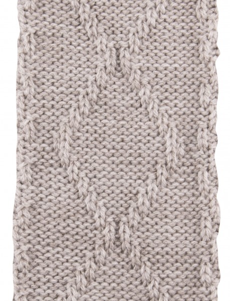 Ewers ~ Stulpen mit Strickmuster ~ beige